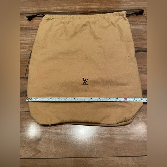🖤🖤 RARE- VINTAGE LV DUSTBAG w/Drawstring (Vintage are darker brown/thicker) - Picture 10 of 11